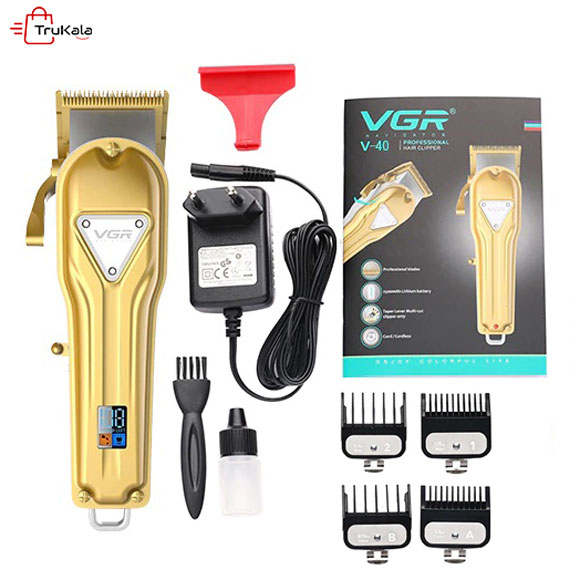 ماشین اصلاح سر و صورت حرفه ای VGR مدل V-140