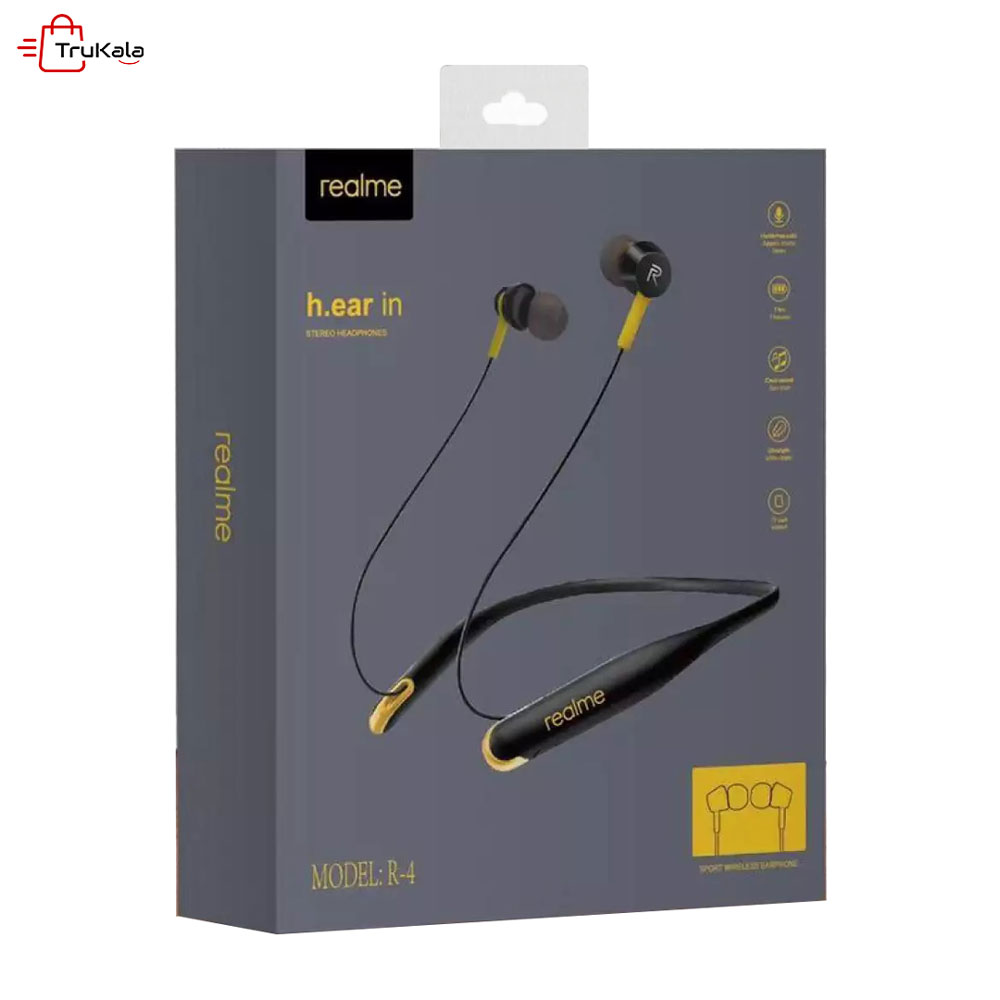 Realme-Buds-Wireless-Headset-model-r-4-1 هندزفری بی سیم ریل می مدل R-4