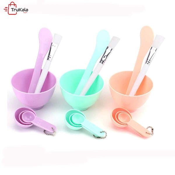 ست کاسه و کاردک و قلمو