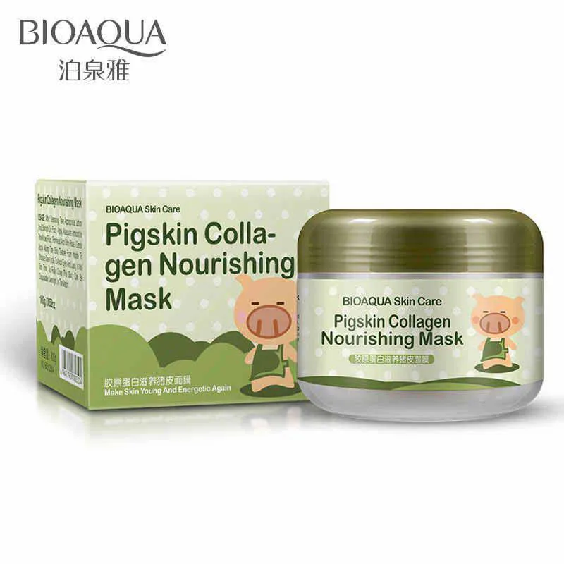 BIOAQUA Collagen Moisturizing Mask 22 ماسک کلاژن خوک بیواکوا