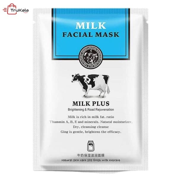 Hachana cow milk sheet mask 3 ماسک ورقه ای شیر گاو هاچانا1