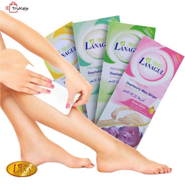 Lanagul shaving cream نوارچسب موبر لاناگول