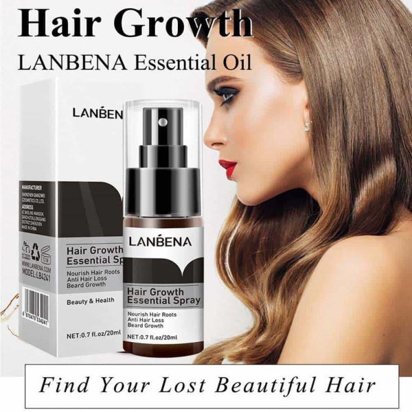 اسپری محرک رشد و ضدریزش مو لانبنا