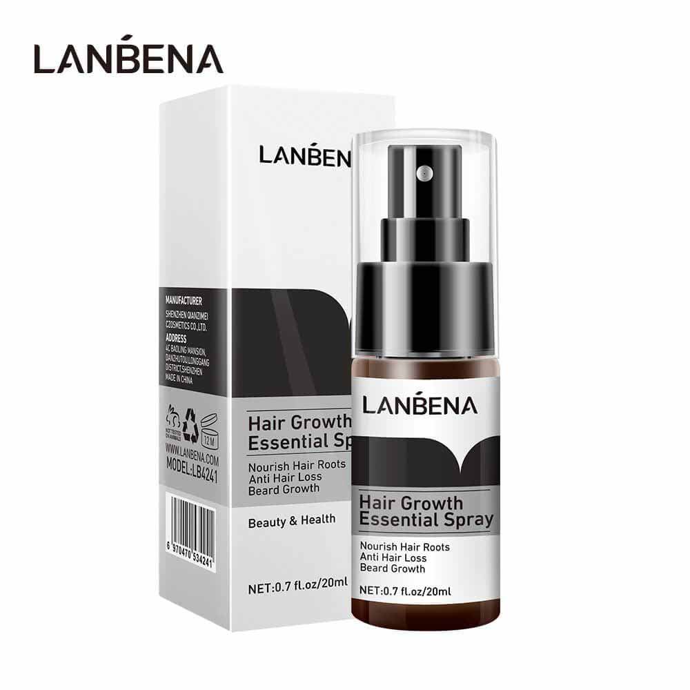 Lanbena Hair Growth Essential Spray01234 اسپری محرک رشد و ضدریزش مو لانبنا