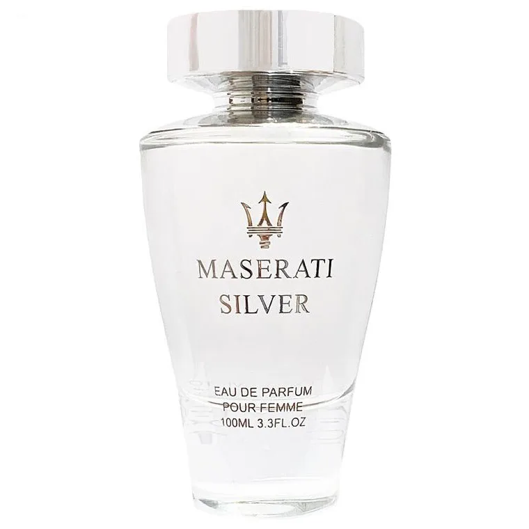 MASERATI Silver women's cologne, volume 100 ml1 ادکلن مازراتی سیلور