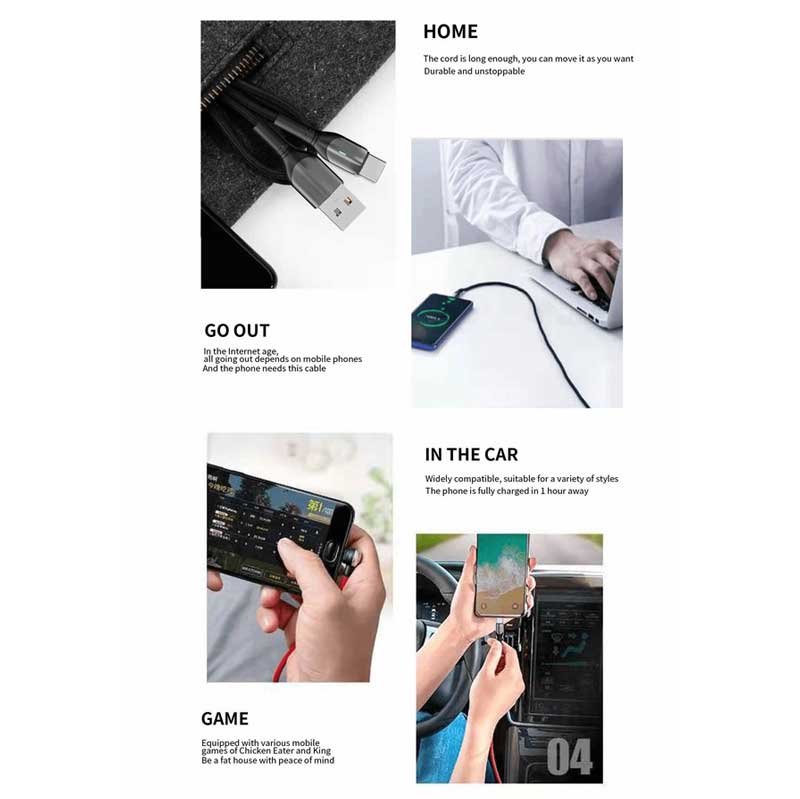 کابل شارژر آسپور آیفون مدل AC-09