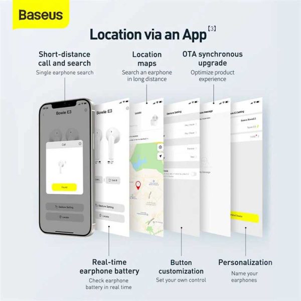 هندزفری بی سیم بیسوس Bowie مدل E3