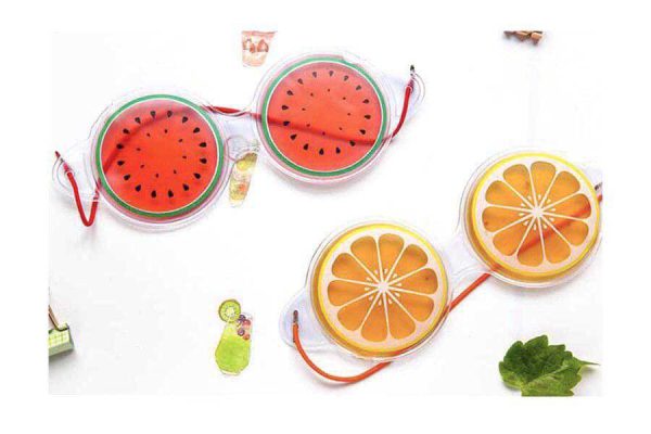 کمپرس ماسک یخی چشم میوه ای