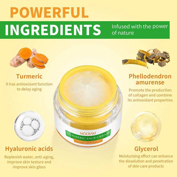 کرم صورت زردچوبه مویام MOOYAM