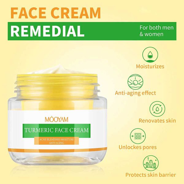 کرم صورت زردچوبه مویام MOOYAM