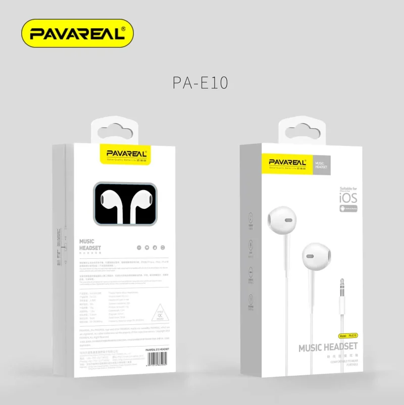 هندزفری پاواریل مدل PA-E10