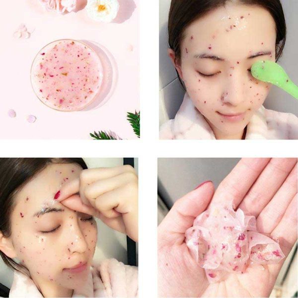 ماسک هیدروژلی کریستالی گل رز