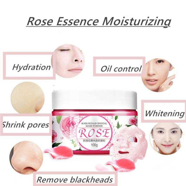 ماسک هیدروژلی کریستالی گل رز
