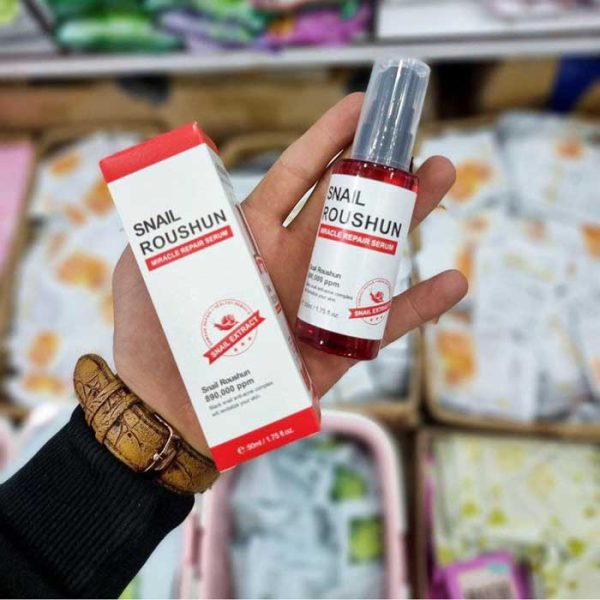 سرم معجزه هیالورنیک اسید حلزون سیاه روشان