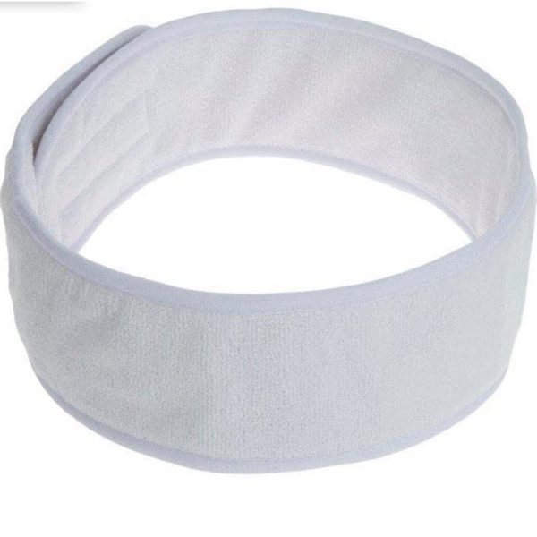 هد بند حوله ای سفید