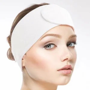 هد بند حوله ای سفید
