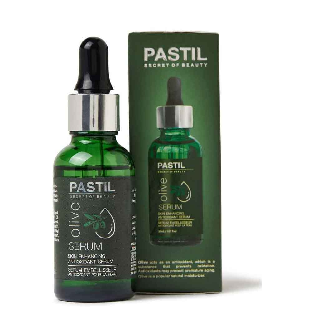 pastil secret of beauty oilve serum skin enhancing 22 سرم پوست زیتون پاستیل