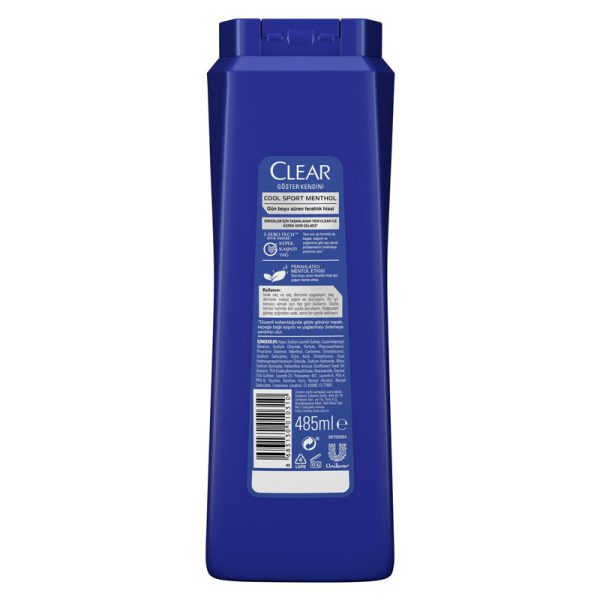 شامپو ضدشوره کول اسپورت منتهول کلیر