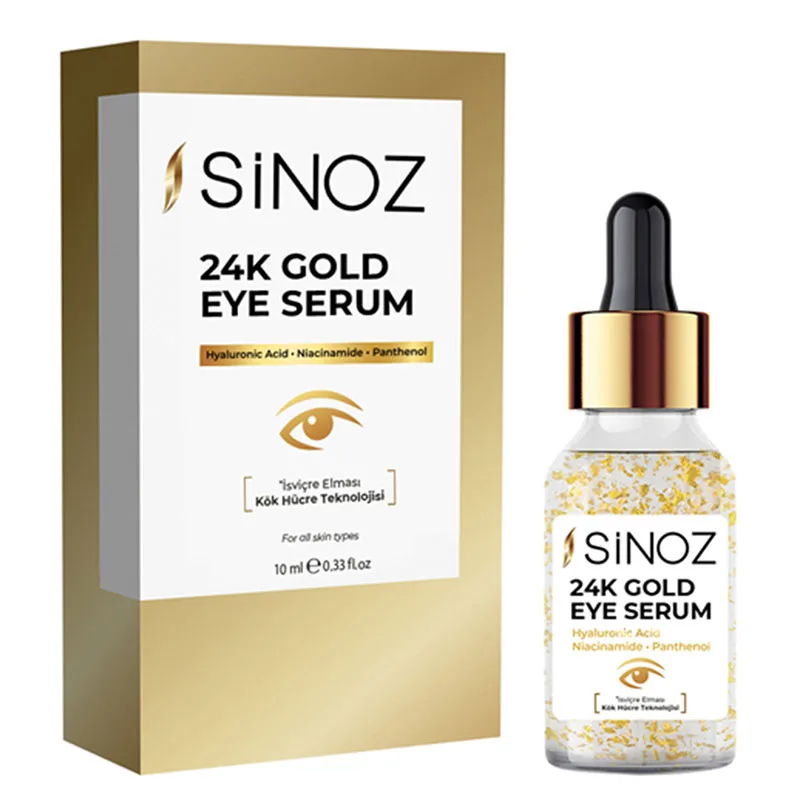 Sinoz-24K-Gold-Eye-Contour-Care-Serum-10ml-1 سرم دور چشم آبرسان طلا سینوز