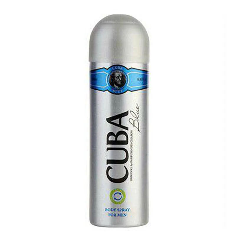 Cuba--Blue-Body-Spray-for-Men اسپری بدن مردانه گرین کوبا