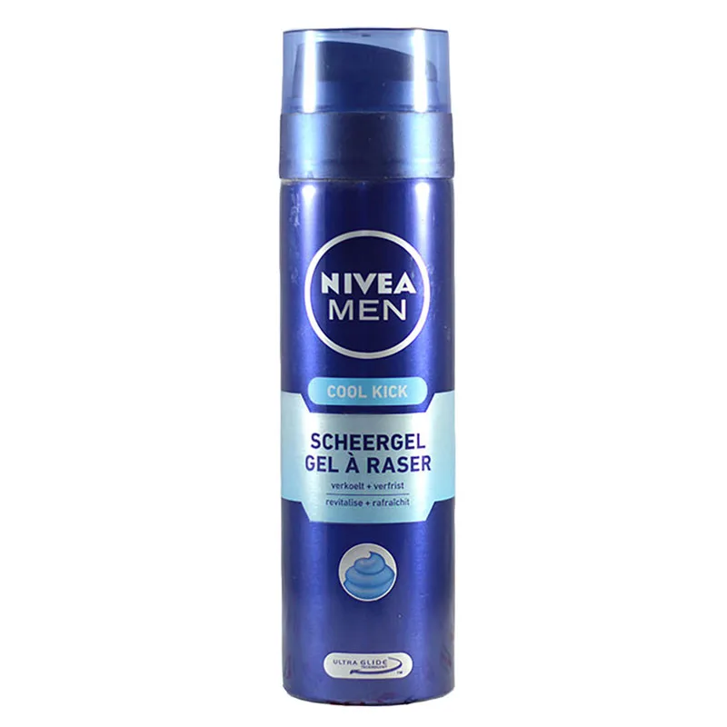 Nivea-Men-Cool-Kick-Scheergel-Gel-A-Raser-200ml ژل اصلاح کول کیک نیوآ
