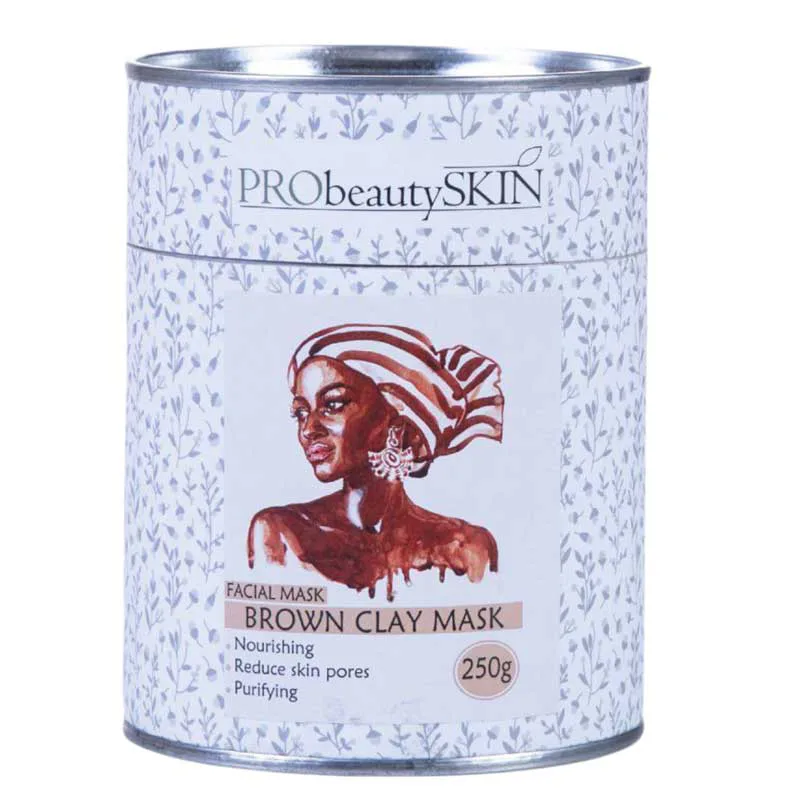 Probeauty--brown-clay-mask-250-g-6 ماسک خاک رس قهوهای پروبیوتی