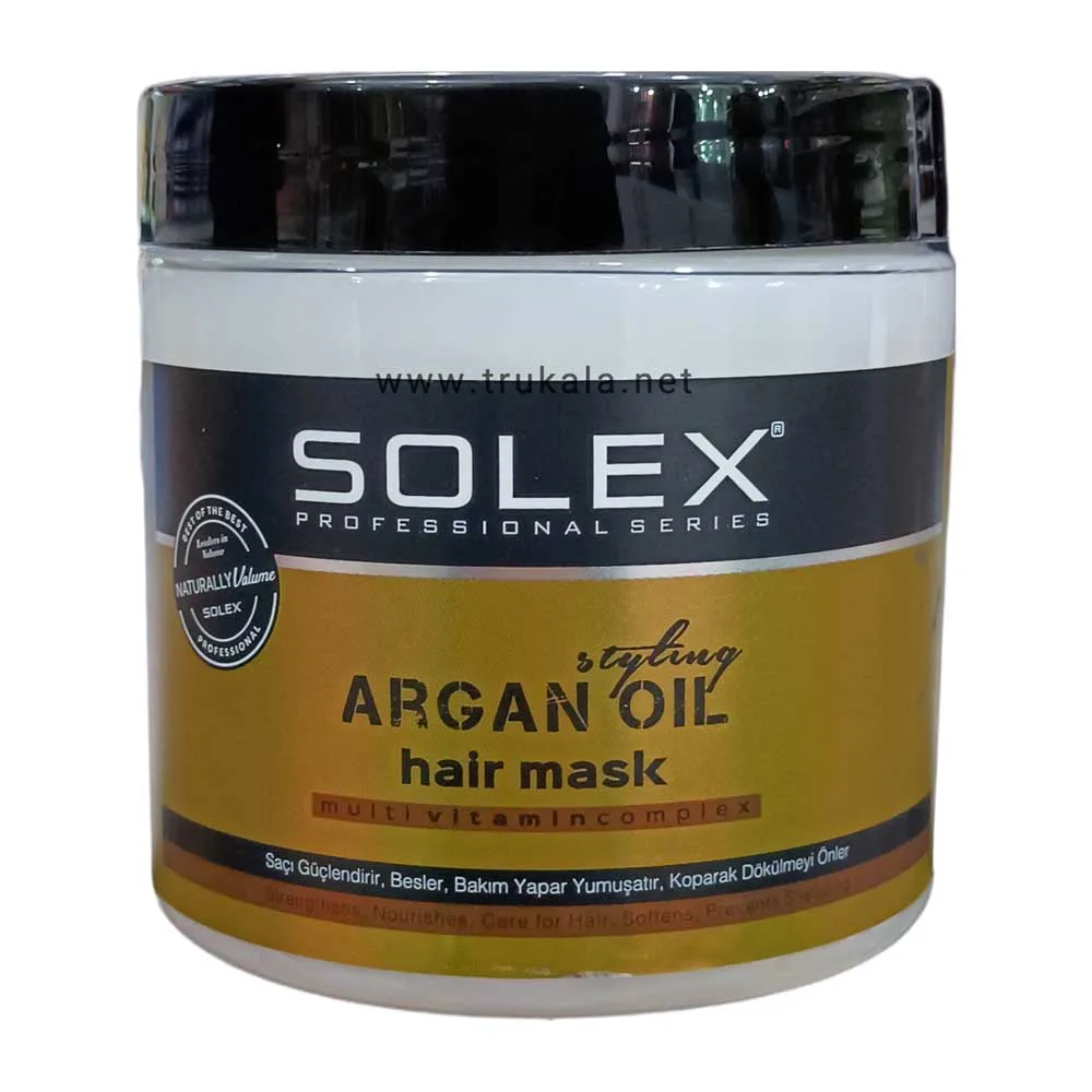 Solex-Argan-Hair-Mask-500-ml-1 ماسک مو آرگان سولکس Solex حجم 500 میل