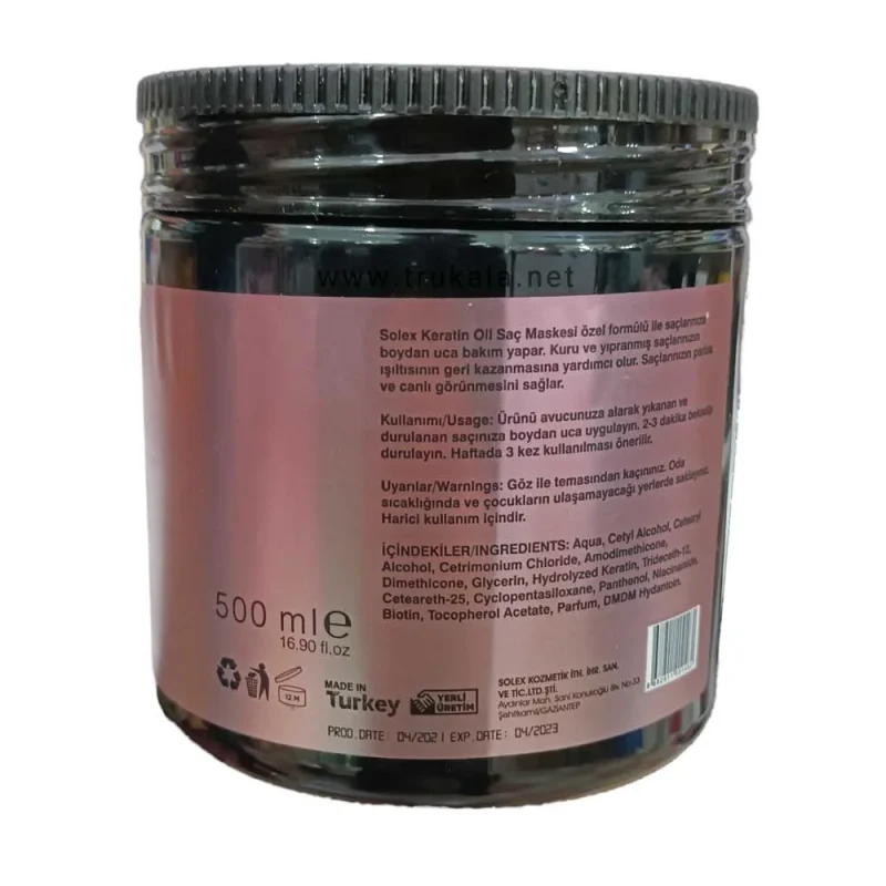 ماسک مو کراتینە سولکس Solex حجم 500 میل