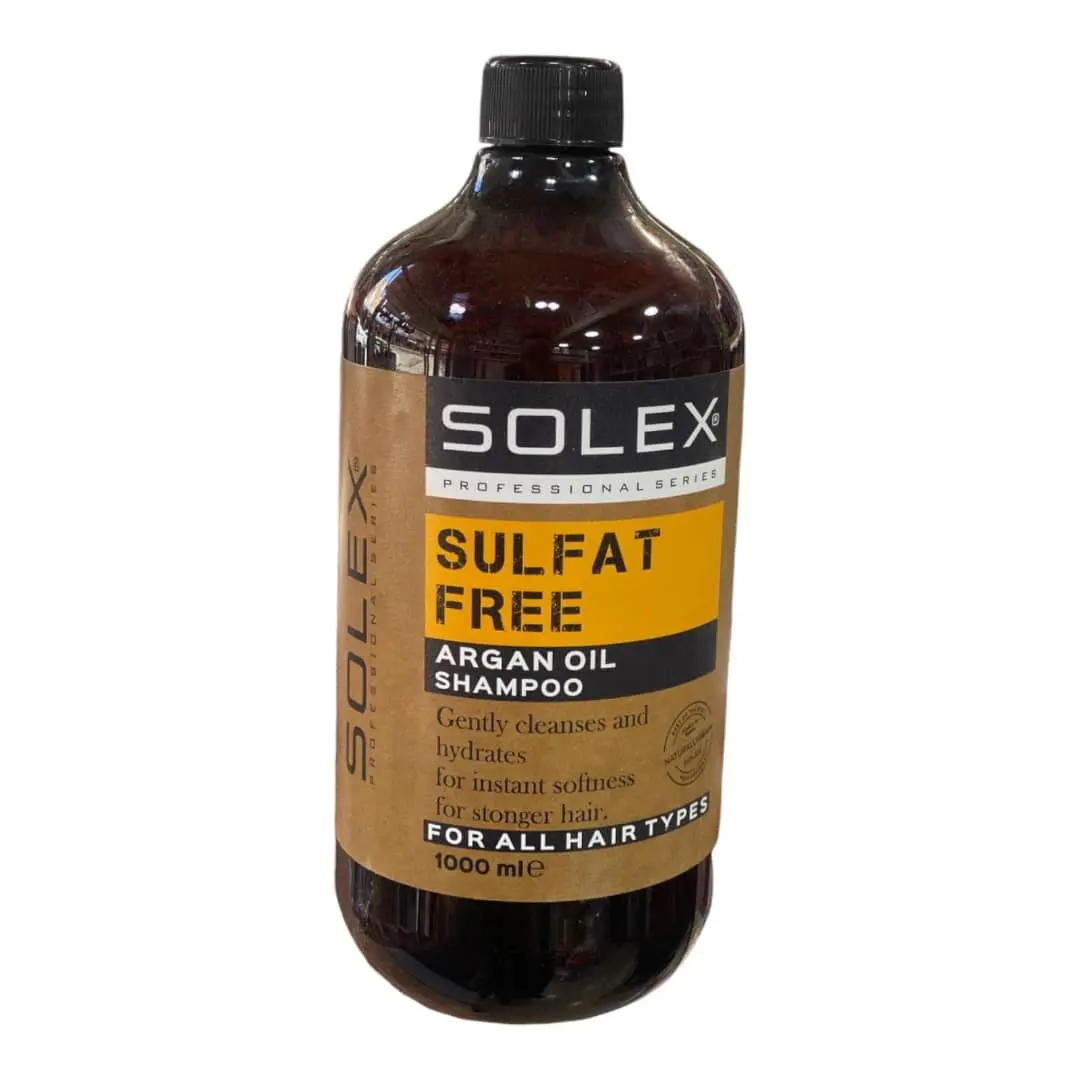 Solex sulfate-free shampoo containing argan شامپو بدون سولفات حاوی کراتین و ارگان سولکس solex حجم ۱۰۰۰ میل - Image 1