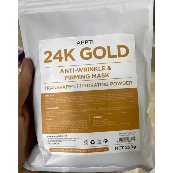 ماسک هیدروژلی طلای 24 عیار اپتی