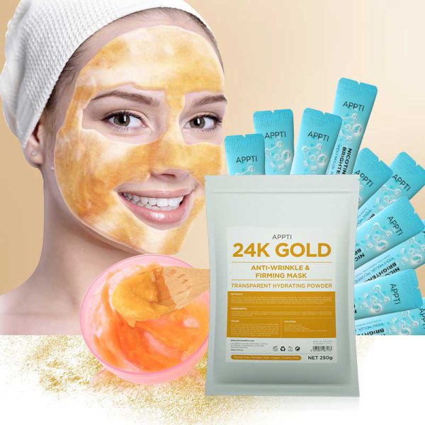 ماسک هیدروژلی طلای 24 عیار اپتی .