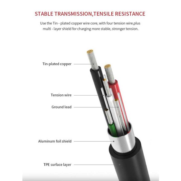کابل شارژر آککیو میکرو مدل UC04