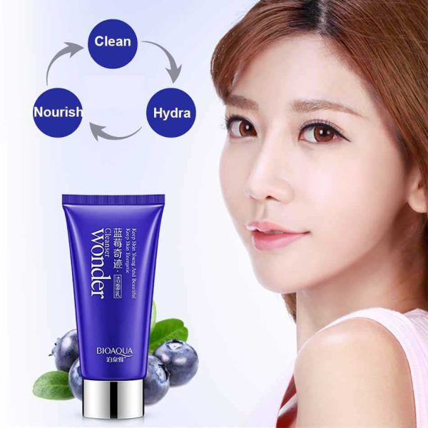 فوم شستشوی بلوبری بیوآکوا