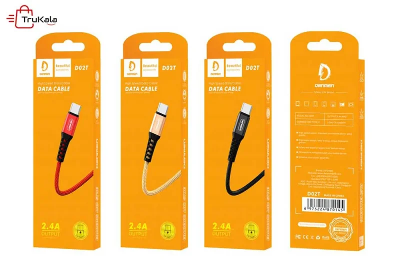 کابل شارژر میکرو دنمن مدل D02V