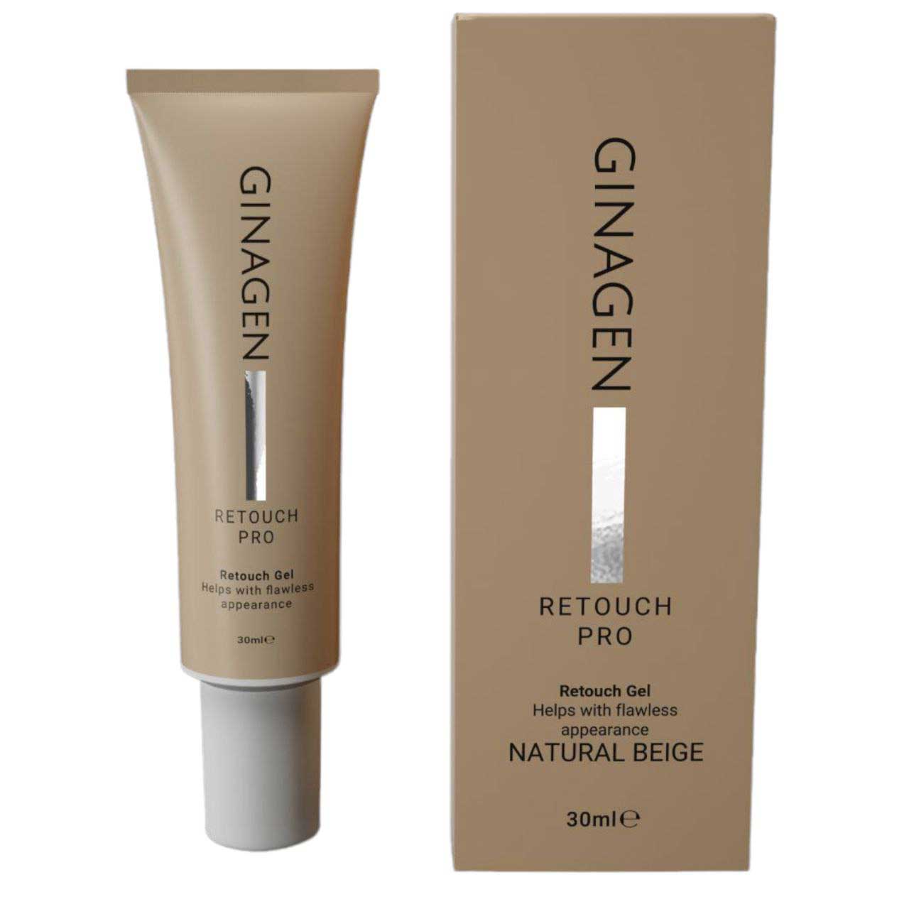 Ginagen-retouch-gel-2 کرم روتوش ژیناژن بژ طبیعی