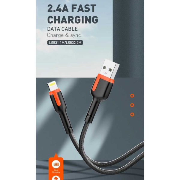 کابل شارژر تایپ سی الدینیو مدل LS531