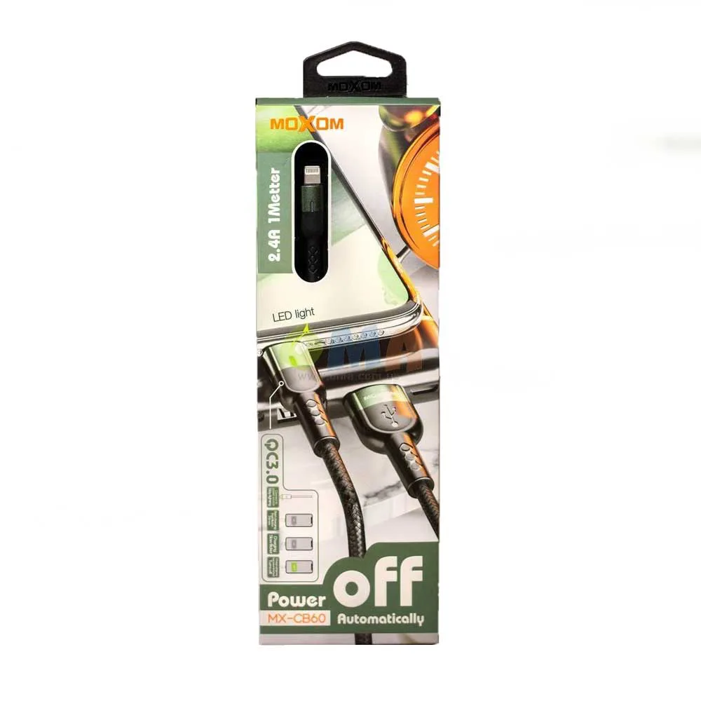 MOXOM-MX-CB60-USB-Data-Cable-1 کابل شارژر موکسوم آیفون مدل MX-CB60
