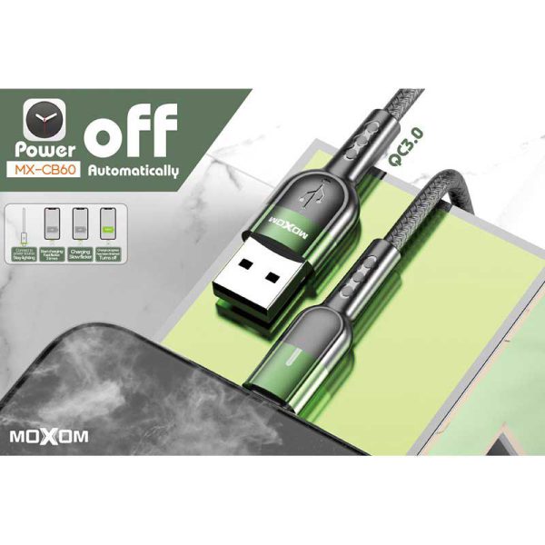 کابل شارژر موکسوم آیفون مدل MX-CB60