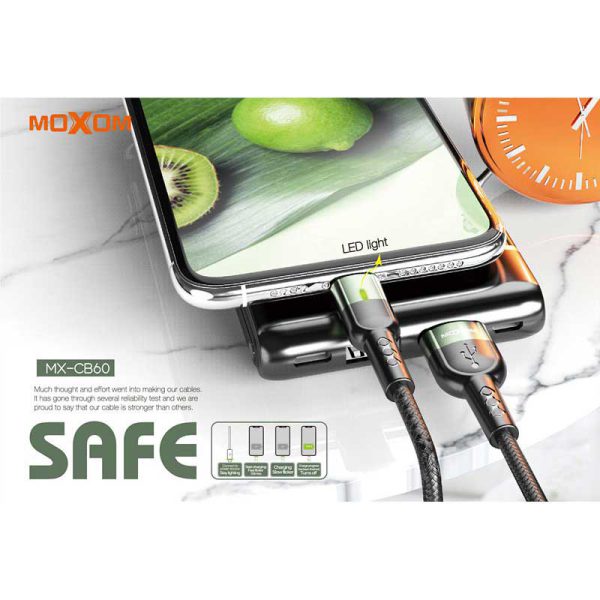 کابل شارژر موکسوم آیفون مدل MX-CB60