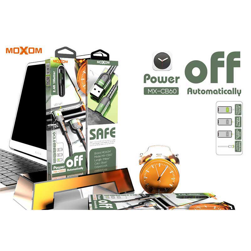 کابل شارژر موکسوم تایپ سی مدل MX-CB60