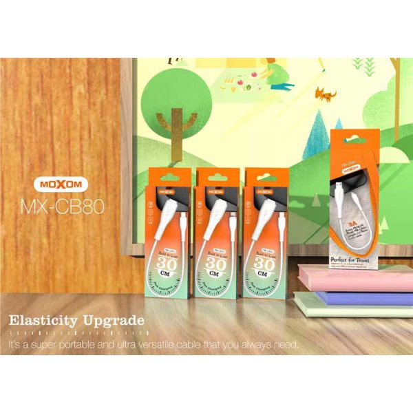 کابل شارژر موکسوم مدل MX-CB80