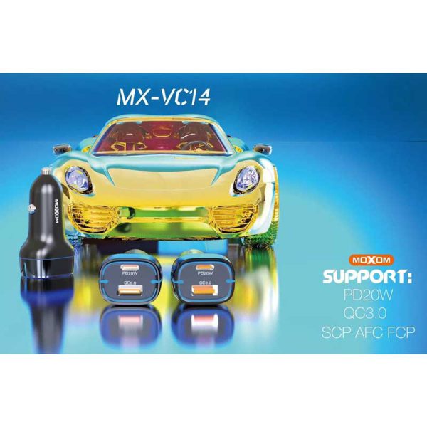 شارژر فندکی موکسوم مدل MX-VC14