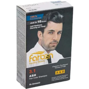 رنگ مو مردانه خاکستری فاربن 3.1