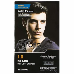 رنگ مو مردانه مشکی فاربن 1.0