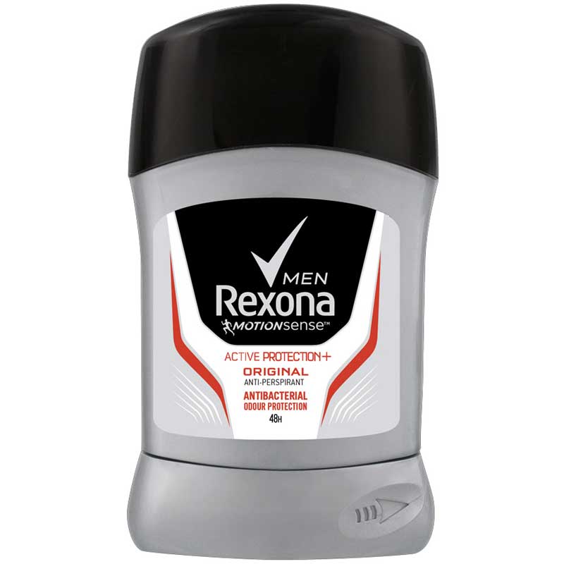 Rexona-mens-antiperspirant-stick-active-protection-50-ml استیک ضدتعریق مردانه اکتیو پروتکشن رکسونا