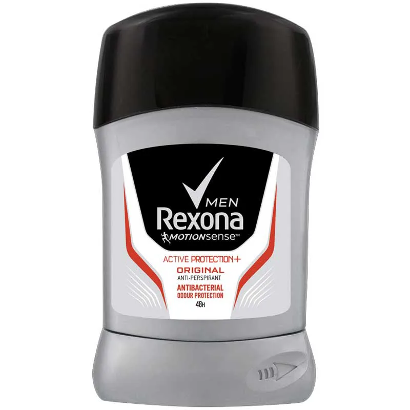 Rexona-mens-antiperspirant-stick-active-protection-50-ml استیک ضدتعریق مردانه اکتیو پروتکشن رکسونا