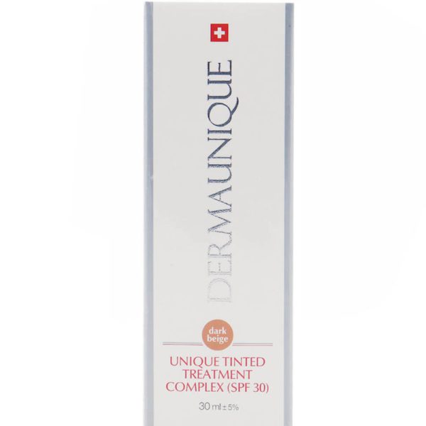 کرم مغذی و آبرسان انواع پوست با Spf 30  بژ تیره درمایونیک Dermaunique - Image 2