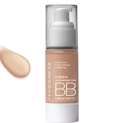 Unique-Anti-Imperfection-BB-Cream-Spf-15 کرم کنترل چربی و کوچک کنندە منافذ بژ طبیعی درمایونیک