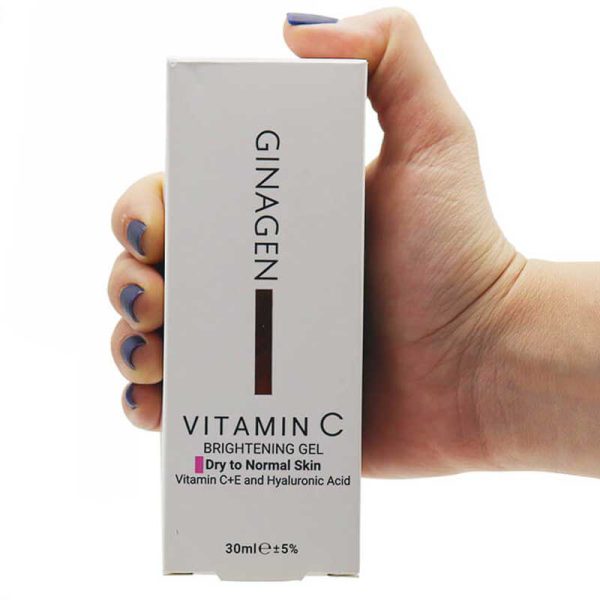 ژل روشن کننده پوست خشک و نرمال ویتامین سی ژیناژن