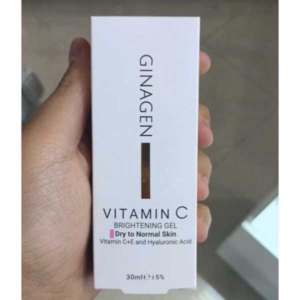 ژل روشن کننده پوست خشک و نرمال ویتامین سی ژیناژن